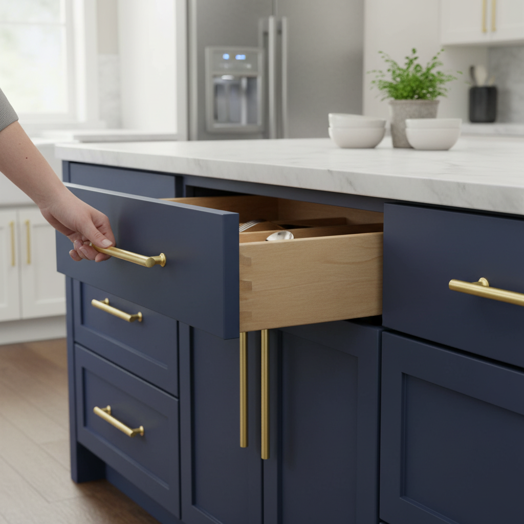 10 Pack Premium Smooth T Bar Pull Handles for Cabinets