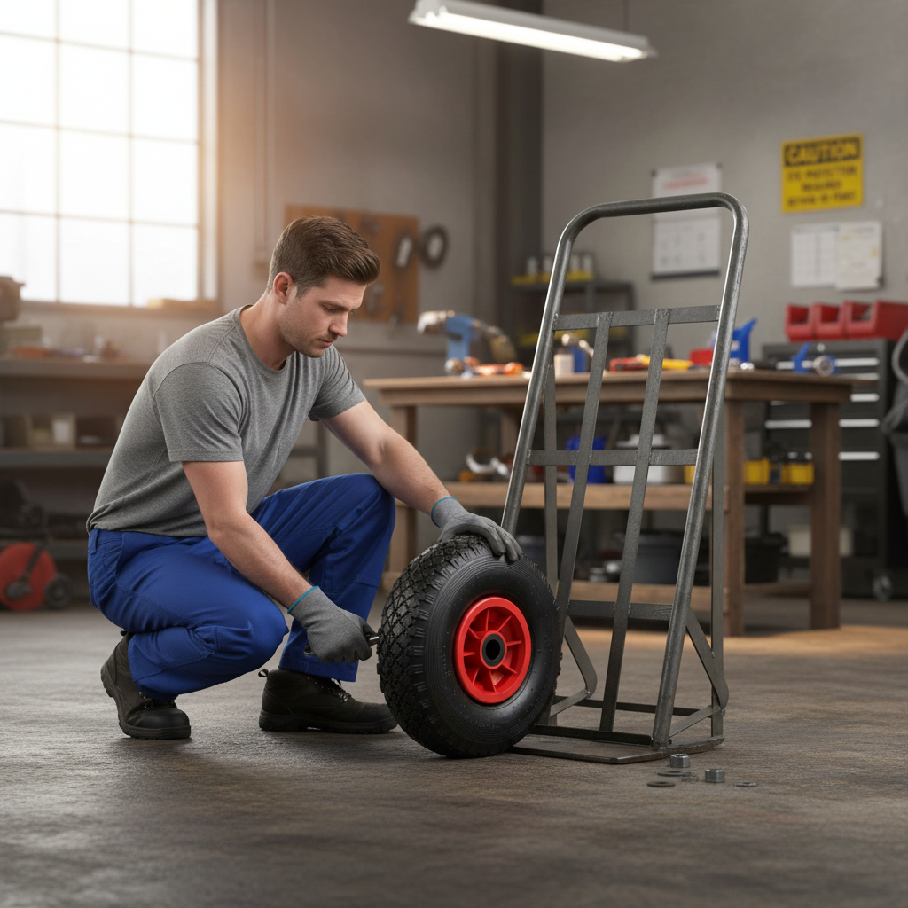 11 Inch Heavy Duty Pneumatic Wheel with 20mm Roller Bearing Bore - 2 Pack