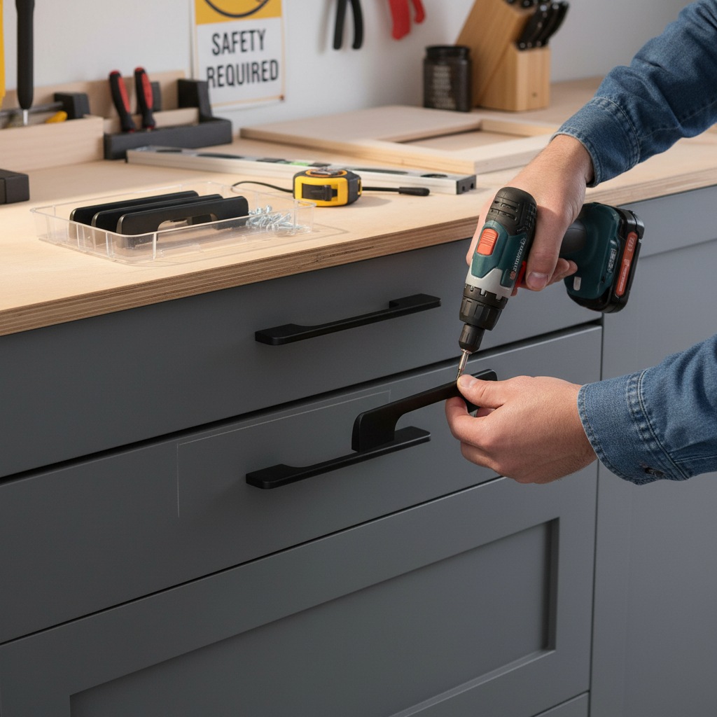 10 Pack Premium Smooth Slim Cabinet Handles for Modern Furniture