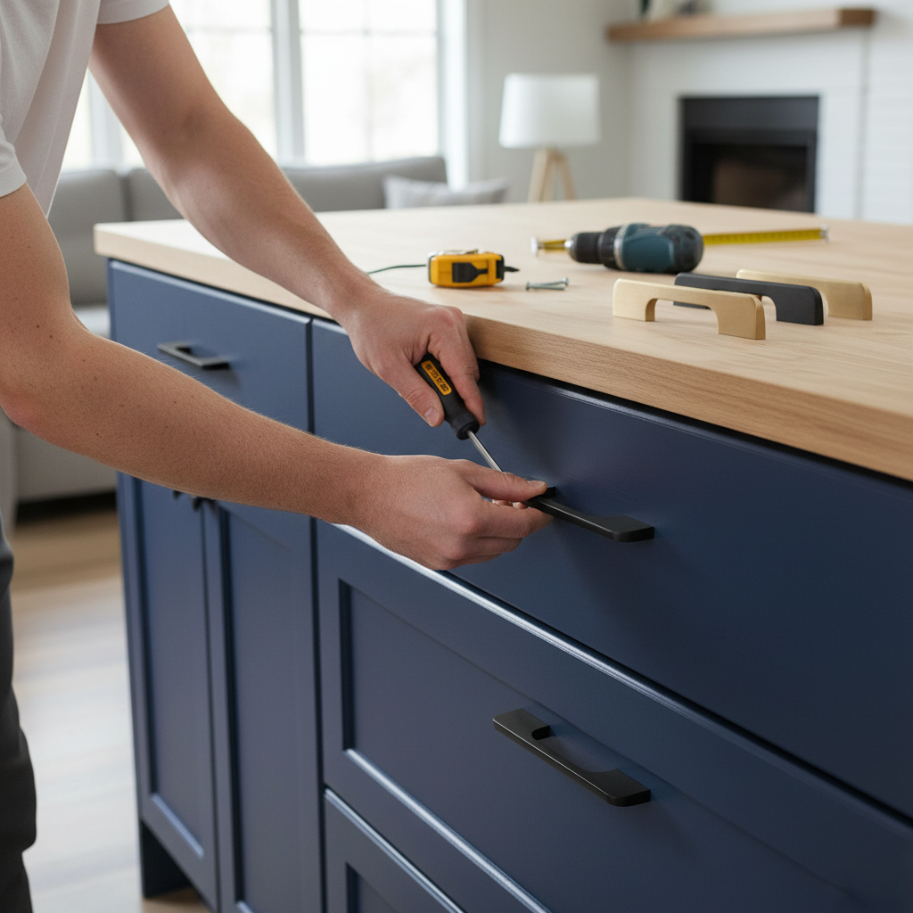 10 Pack Premium Smooth Slim Cabinet Handles for Modern Furniture