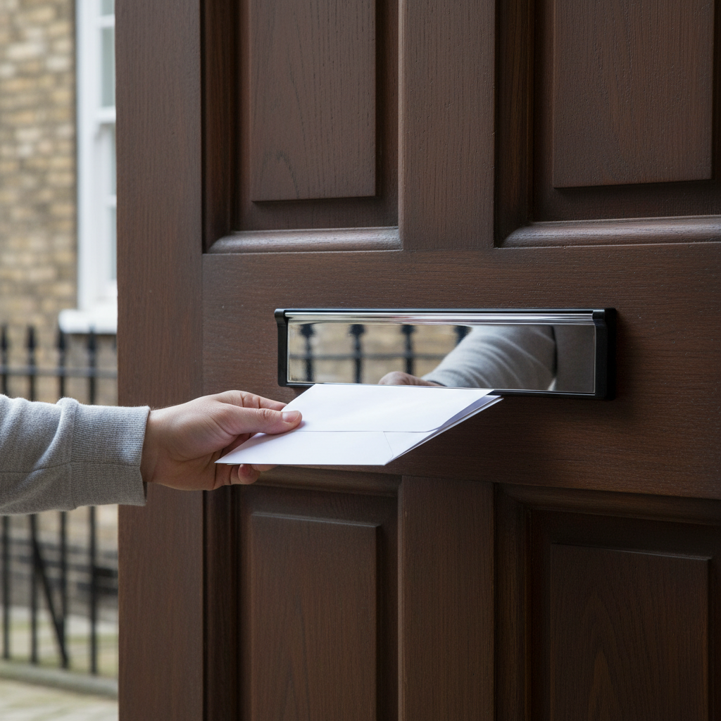 12" Premium Letterplate for 40-80mm Thick Doors - Heavy Duty Design