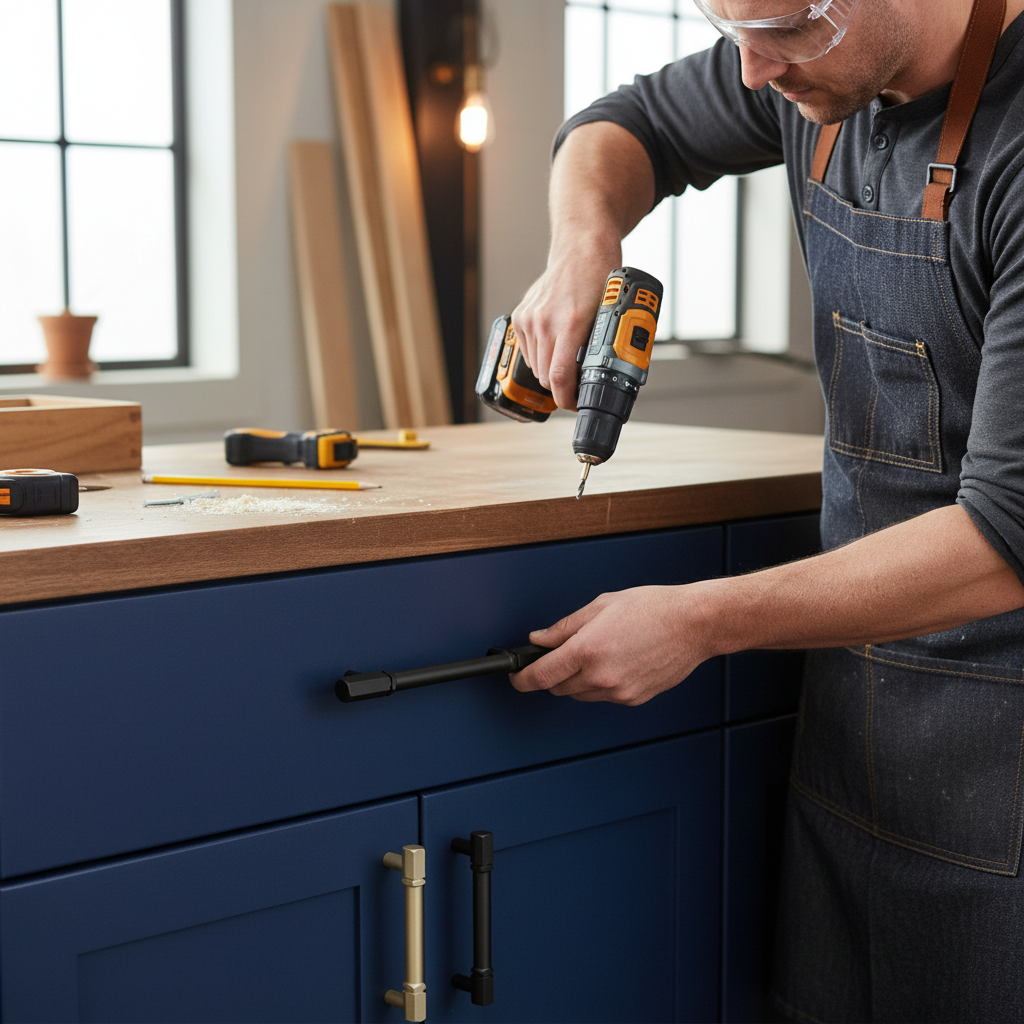 10 Pack Premium Hexagonal T-Bar Cabinet Handles for Stylish Furniture Upgrade