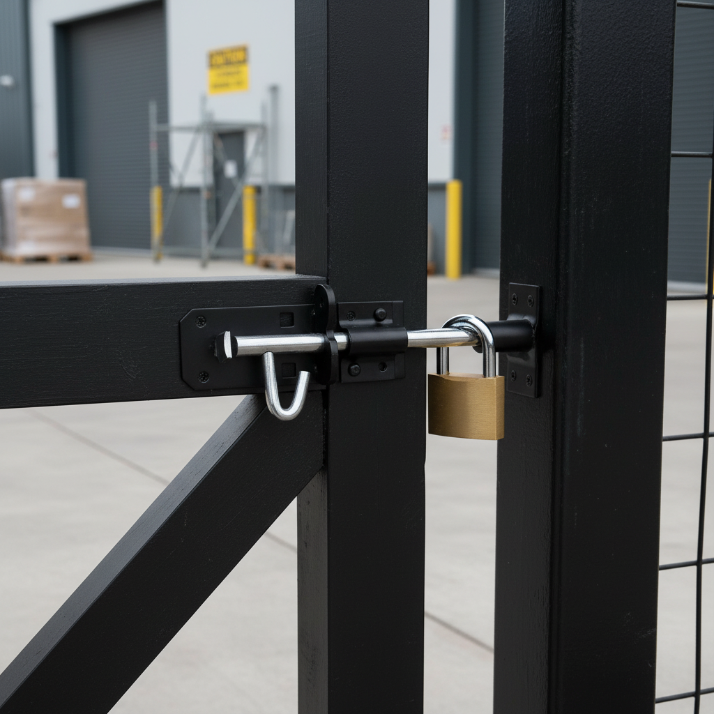 Heavy Duty 4 Inch Sliding Gate & Door Lock - Versatile Security Solution