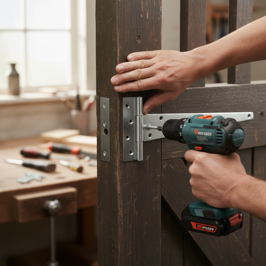 Heavy Duty 350mm Tee Hinges for Garden Sheds and Gates