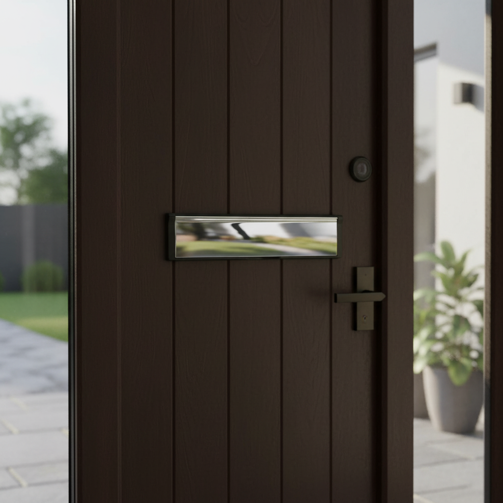 12" Premium Letterplate for 40-80mm Thick Doors - Heavy Duty Design