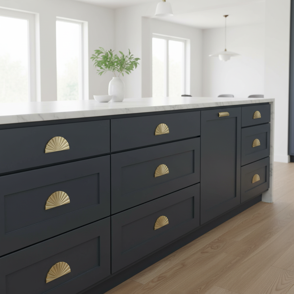 10 Pack Premium Pull Handles 64mm Brushed Finish for Cabinets