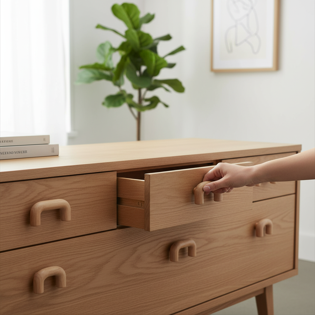 10 Pack Premium Wooden Round Handle – Small 46mm