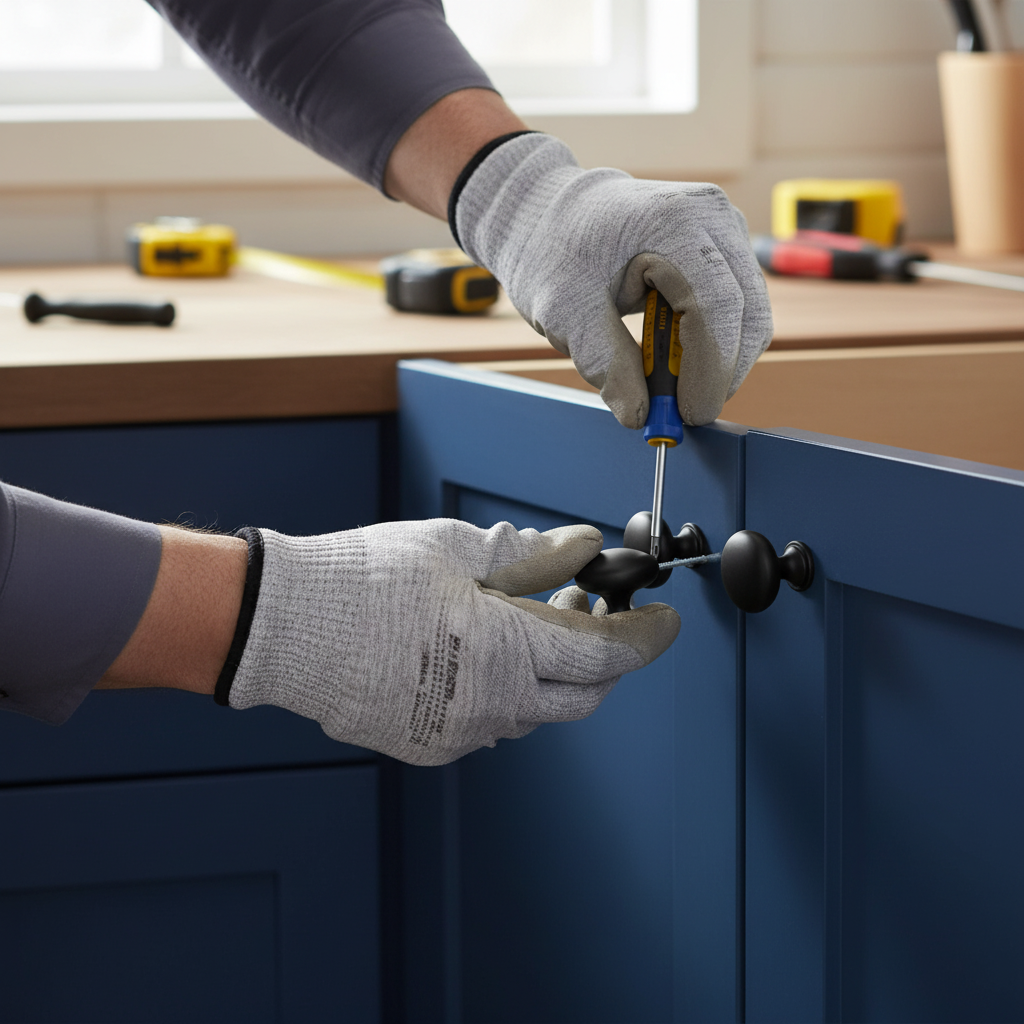 10 Pack Premium Smooth Slim Cabinet Knobs 30mm for Modern Furniture