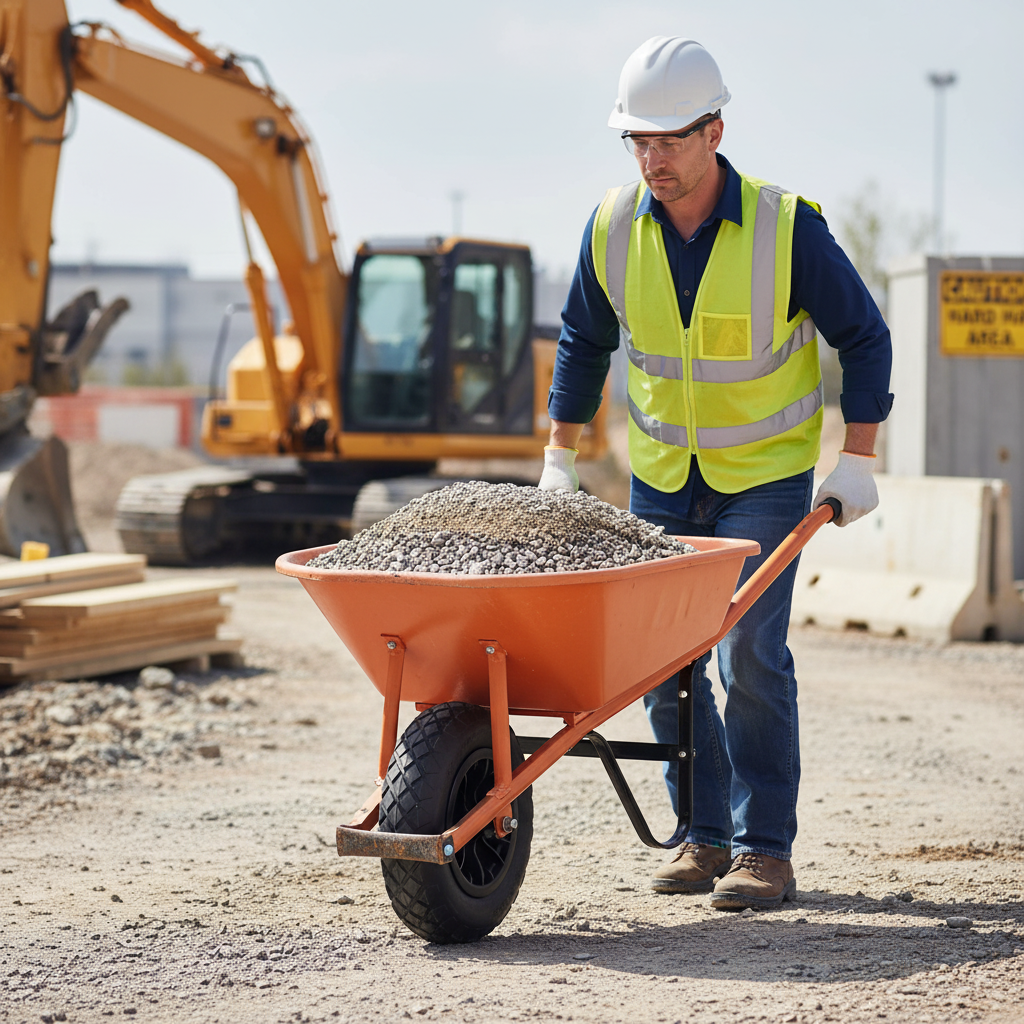 14" (350mm) Puncture Proof Solid Wheelbarrow Wheel for Heavy Duty Use