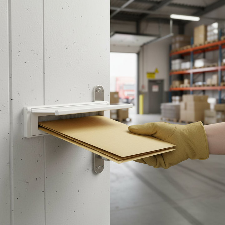 Premium Internal Draught Excluder Letterbox 10" with Brush Seals and Water Barrier for Door Thickness 40-80mm